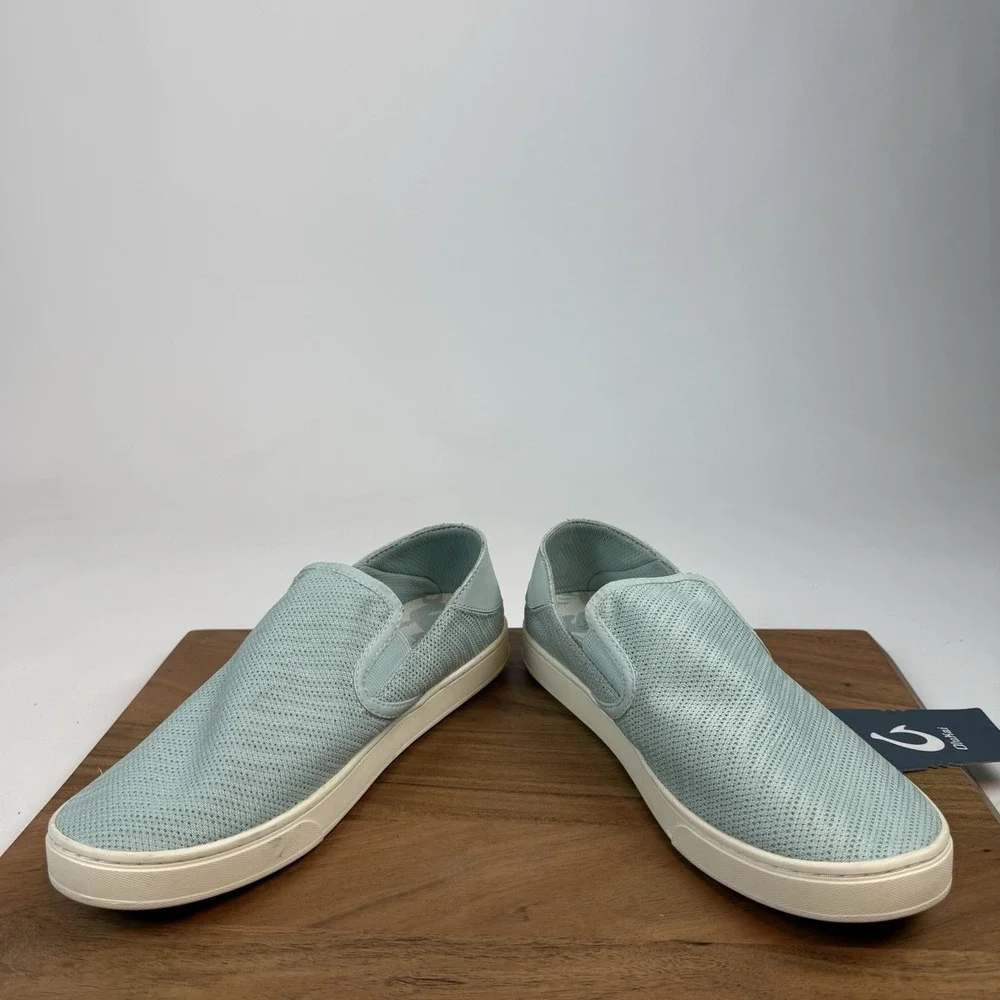 New NWT Womens Olukai Pehuea Woven Blue Casual Sneakers Shoes Size 11‎ M